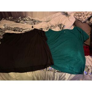 Torrid  plus size 3 xxxl bundle lot 2  Off the shoulder Jersey Tee shirt top